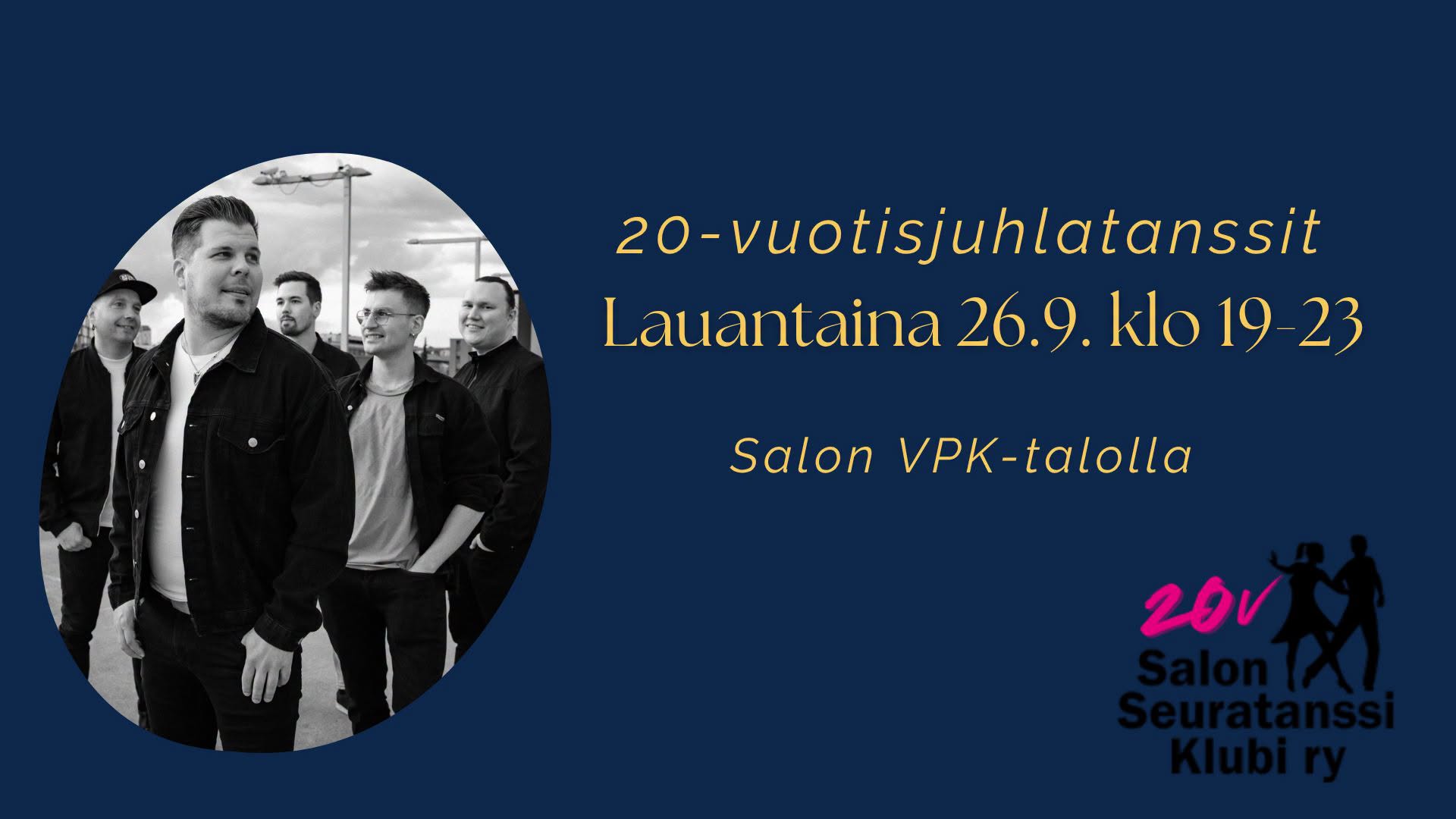 Klubin 20v juhlatanssit w/ Weranta